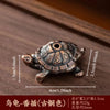 Vintage Bronze Turtle Incense Stick Holder