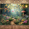 Enchanted Forest Birthday Party Photography Backdrop