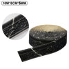 Black and gold striped self-adhesive wall trim border for home decor