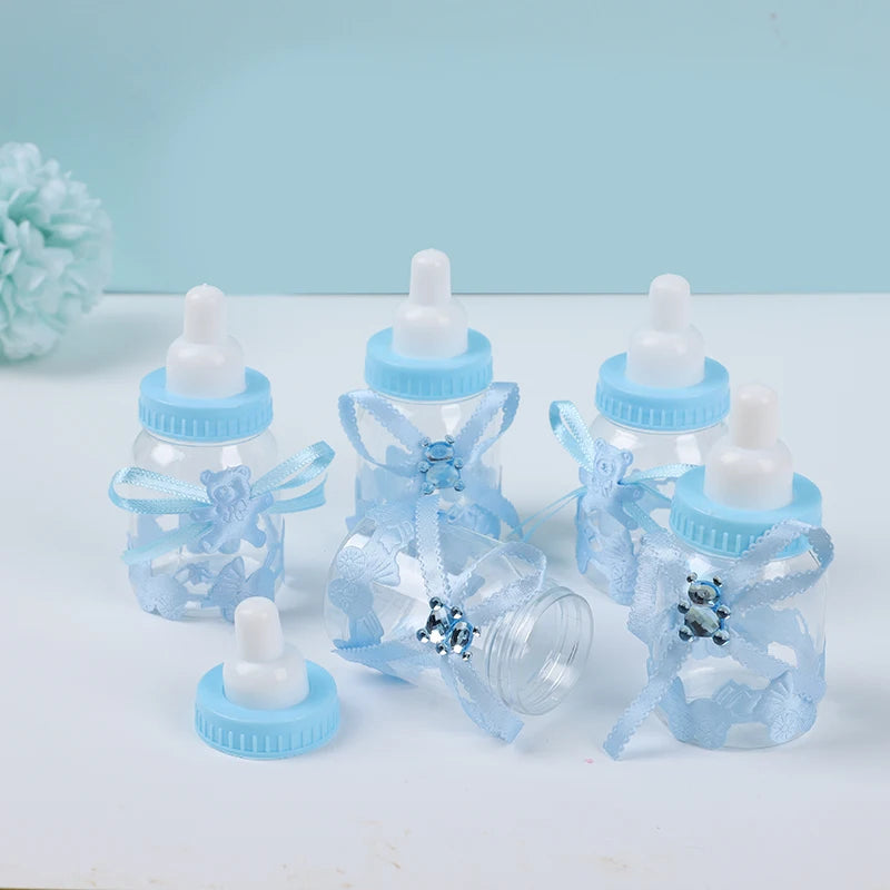 Baby Bottle Candy Favor Boxes for Baby Showers and Gender Reveals