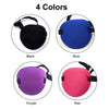 Four colored adjustable 3D single eye patches shown in black, blue, purple, and red.