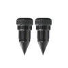 A pair of black realistic watering can key hiders for outdoor security.