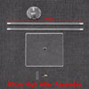 Acrylic balloon stand components including a base, rods, and mounting hardware for an 80cm high display.