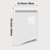 Rouleau de vinyle imitation marbre 3D autoadhésif, mesure 15,74 x 118 pouces.