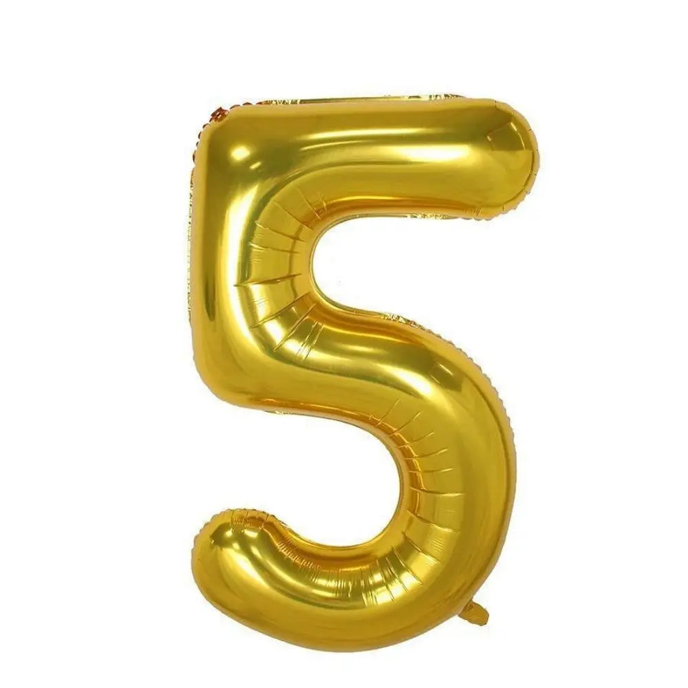 Large Red Number Foil Balloon for Birthday and Anniversary Decor