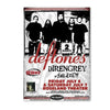 Retro Deftones band concert poster canvas art featuring a black and white image of the band members.