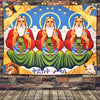 Virgin Mary & Jesus Nativity Wall Tapestry