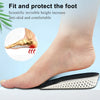 Invisible Height Increase Shoe Insoles with Arch Support