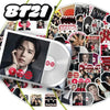 A collection of BT21 graffiti waterproof stickers featuring various members and concepts.