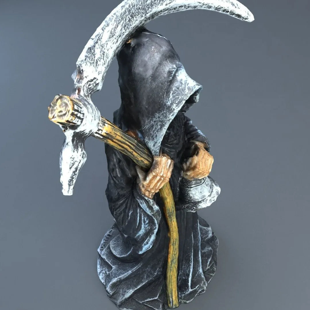 Grim Reaper Resin Statue for Dark Home Decor