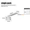 A single heavy-duty floating shelf bracket is shown with dimensions including 40mm, 65mm, and 150mm lengths.