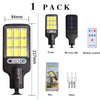 Solar-Powered Motion Sensor Security Light with 108 LEDs