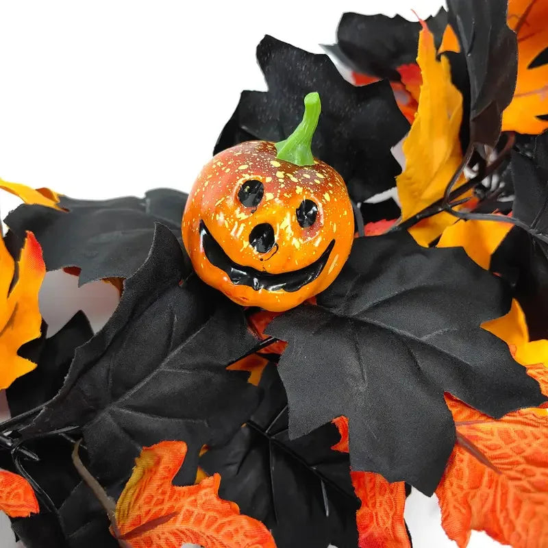 Autumn Maple Leaf Garland for Fireplace & Mantel Decor