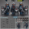 A set of three highly detailed SWAT and police themed miniature figures built from building blocks.