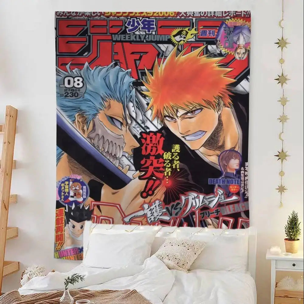 Japanese Anime Tapestry Wall Hanging for Bedroom & Dorm Decor