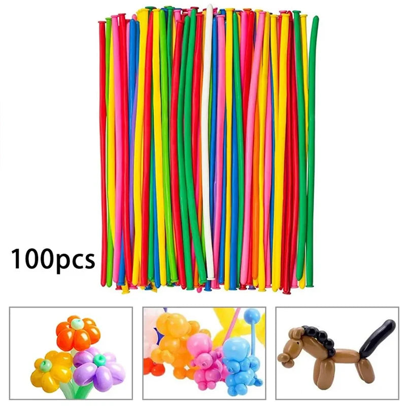 Colorful Twisting Balloons for Party Decorations and DIY Crafts