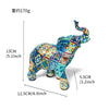 Colorful Elephant Resin Figurine for Home Decor