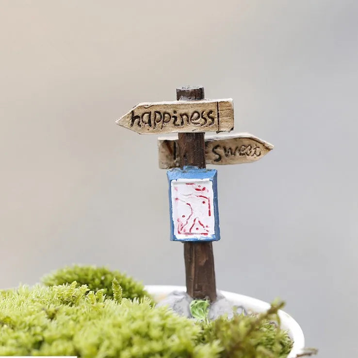 Miniature Fairy Garden Ornaments | Set of Resin Accents