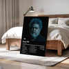 The Weeknd Calligraphy Album Art Canvas Print