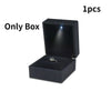 LED Light Ring Box with Plush Interior