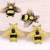 Lifelike Resin Bee Charms for Jewelry Making & DIY Crafts