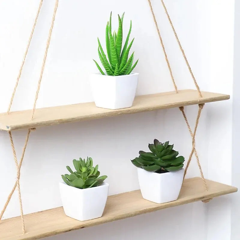 Set of 3 Artificial Evergreen Bonsai Plants