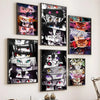 Japanese Anime Eyes Art Print – Nordic Style Wall Decor