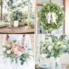 Artificial Eucalyptus Leaf Stems – Silk Greenery for Weddings & Home Decor