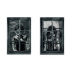 Scary Halloween Window Cover Set with Blood-Themed Design