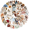 A collection of aesthetic faith stickers featuring biblical figures and religious themes.