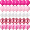 Rose Pink Metallic Latex Balloons for Parties & Celebrations