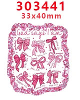Pink glitter acrylic charms for DIY hairbows and crafts featuring a 'God says I am' design.
