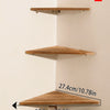 Corner Floating Wooden Wall Shelves for Home Decor