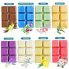 A collection of hand-poured soy wax aromatherapy gift sets featuring various scents like Vanilla, Mediterranean Figs, Spring,
