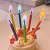 Rainbow Multicolor Birthday Candles Set of 12
