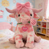 Pink Highland Cow Plush Toy – Soft Cuddly Stuffed Animal