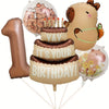 Capybara Cartoon Foil Balloon Set for Birthday Parties