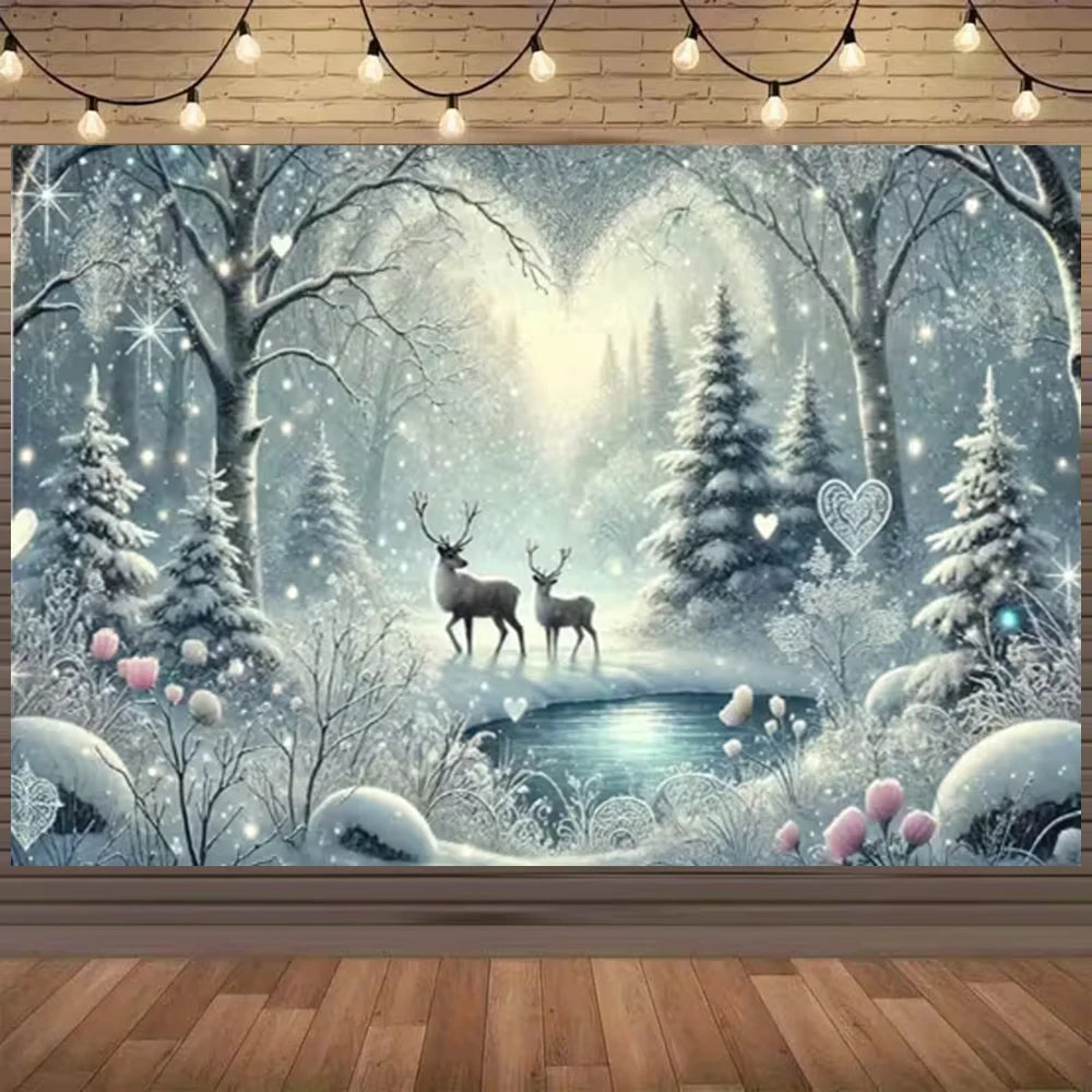Enchanted Forest Birthday Party Photography Backdrop