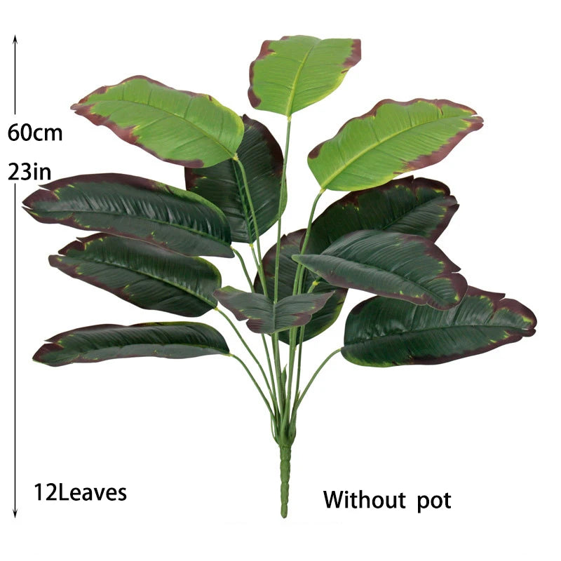 Lifelike Monstera Artificial Palm Tree for Home and Office Decor