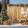 Elegant Satin Backdrop Curtain for Weddings and Events