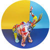 Colorful Elephant Resin Figurine for Home Decor