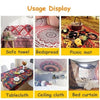 A collection of textile products including a sofa towel, bedspread, picnic mat, tablecloth, ceiling cloth, and bed curtain.