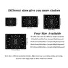 Four sizes of Psychedelic Sun and Moon Mandala tapestry wall hangings are displayed.