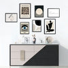 Elegant Wooden Picture Frame with Artistic Canvas Print