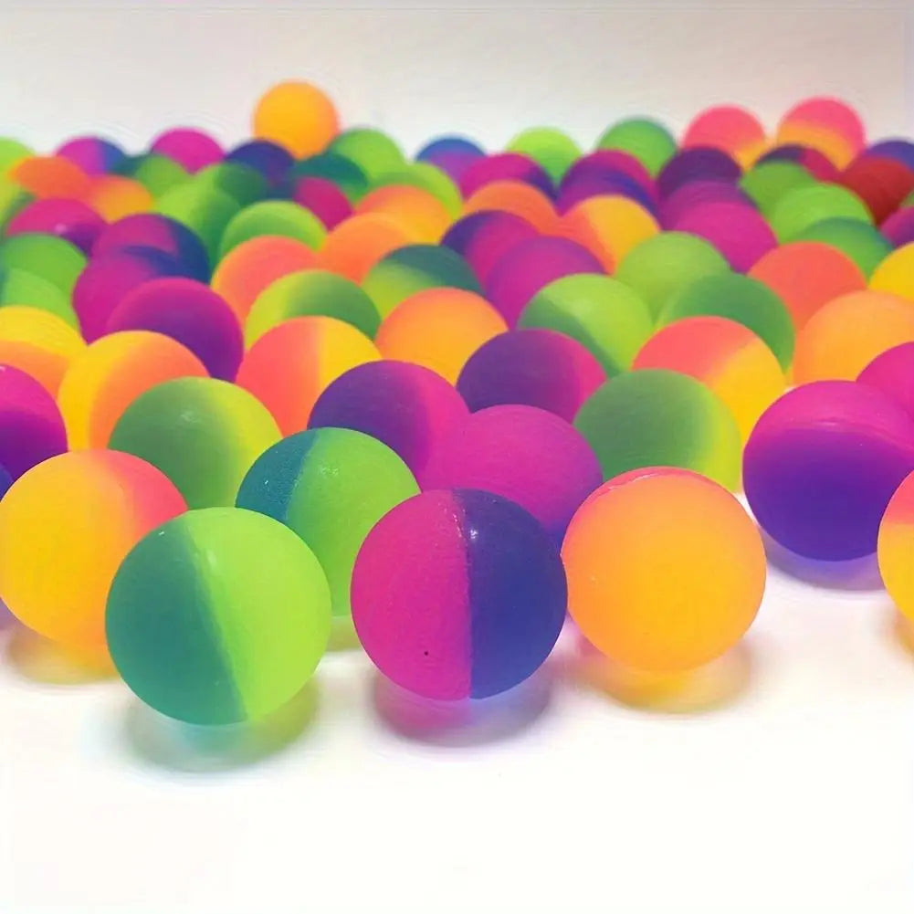 Rainbow Bouncy Balls for Party Favors and Prizes (20-Pack)
