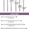 Telescopic Aluminum Backdrop Stand with Crossbar