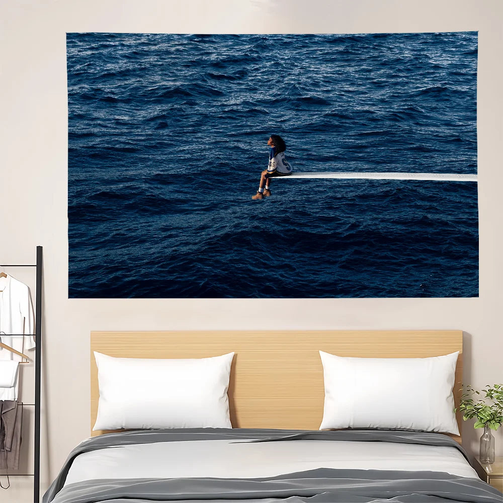 SZA SOS Tapestry – Vibrant Music Wall Art for Any Room