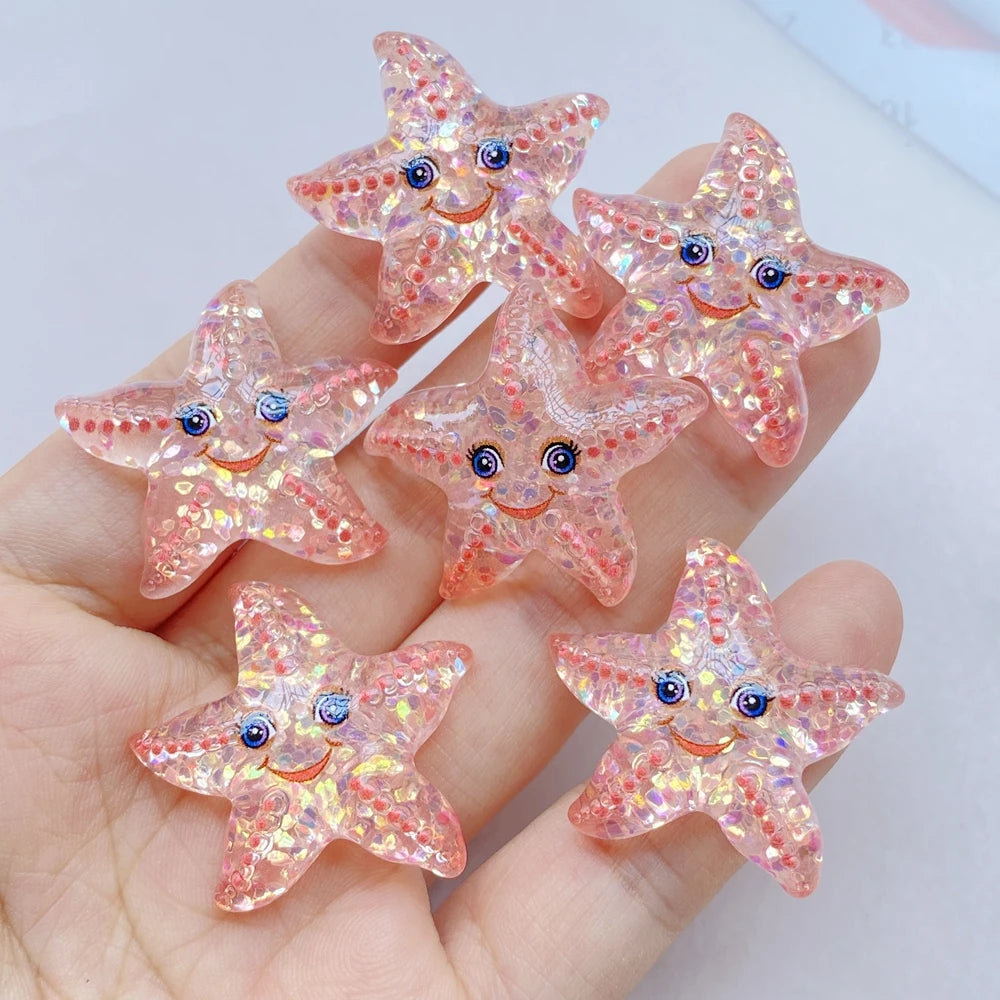 Cute Resin Ocean Animal Charms for Crafting & Accessories
