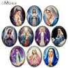 Religious Art Glass Cabochons for Jewelry Making