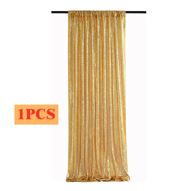 Sequin Backdrop Curtains – 2 Panels, 2ft x 8ft